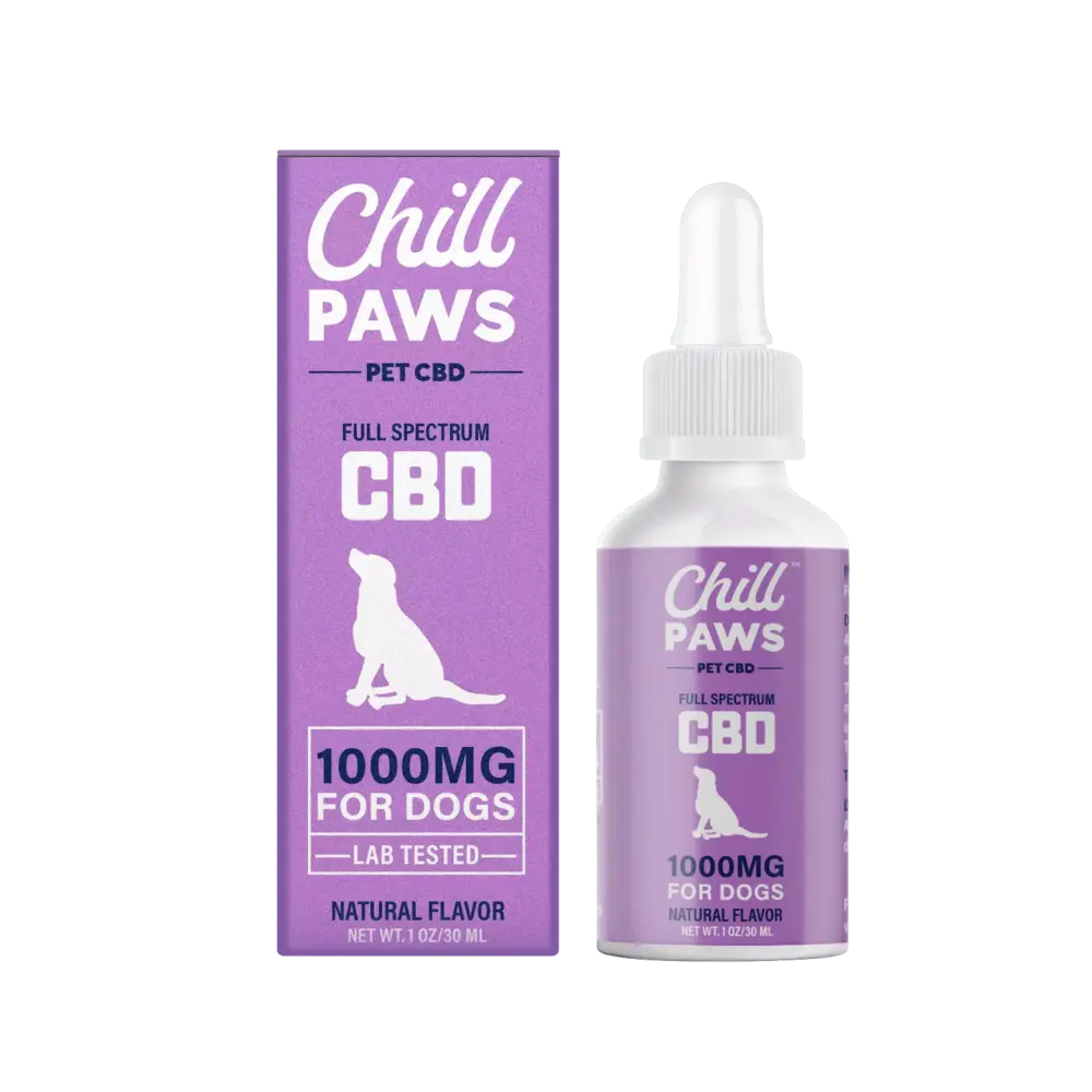 Full Spectrum CBD Oil For Dogs 1,000mg Chill Paws