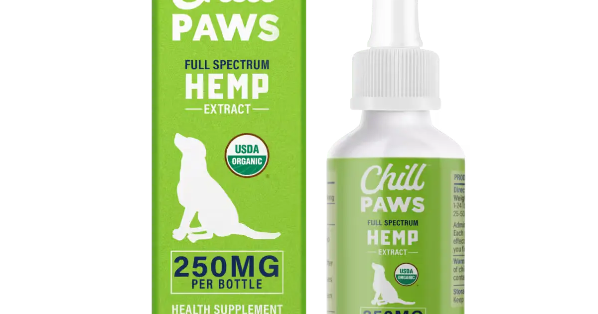 250mg Full Spectrum Hemp Oil for Dogs | Chill Paws