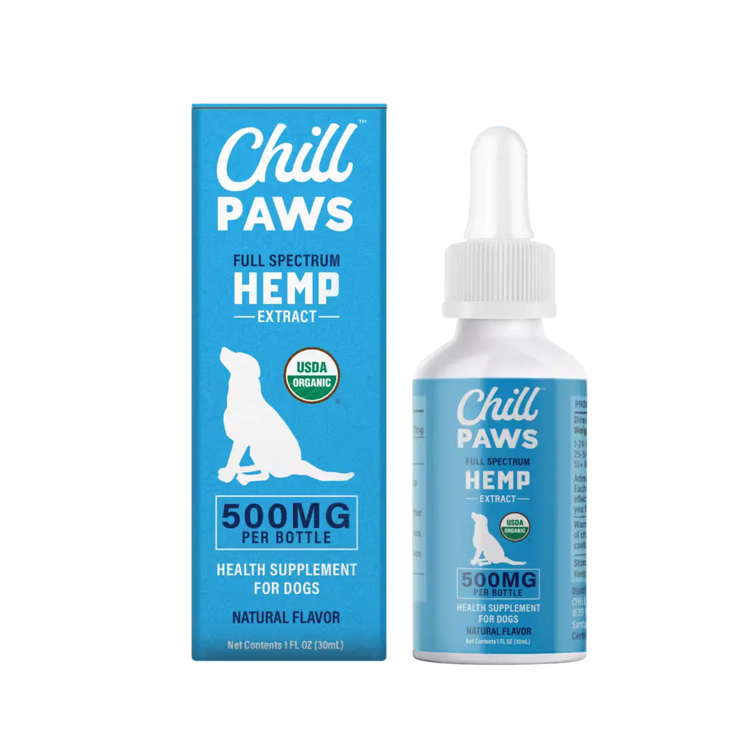 500mg Full Spectrum Hemp Oil for Dogs | Chill Paws